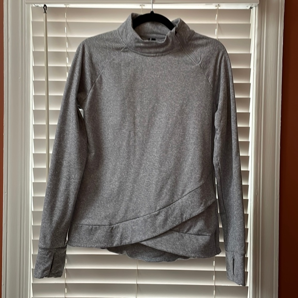 Mondetta activewear performance long sleeve mock neck top